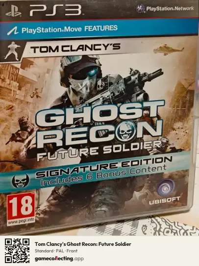 Tom Clancy's Ghost Recon: Future Soldier PlayStation 3, PAL box front