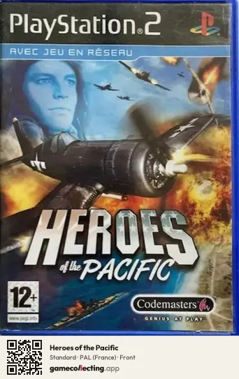 Heroes of the Pacific PlayStation 2, France box front