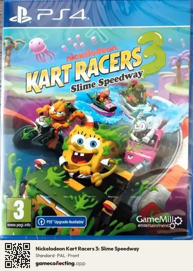Nickelodeon Kart Racers 3: Slime Speedway PlayStation 4, PAL box front