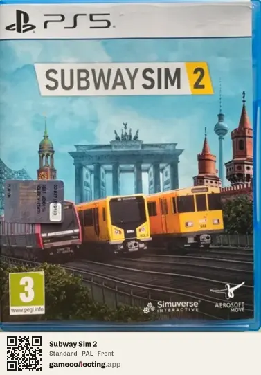 Subway Sim 2 PlayStation 5, PAL box front