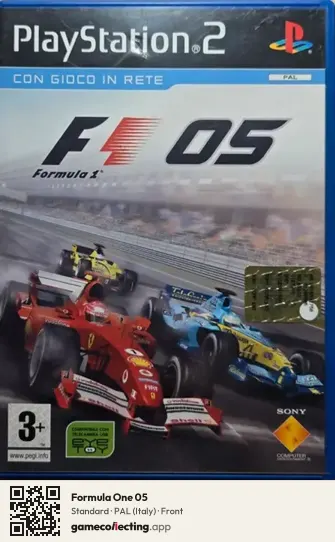 Formula One 05 PlayStation 2, Italy box front