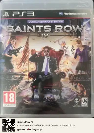 Saints Row IV PlayStation 3, Nordic countries box front