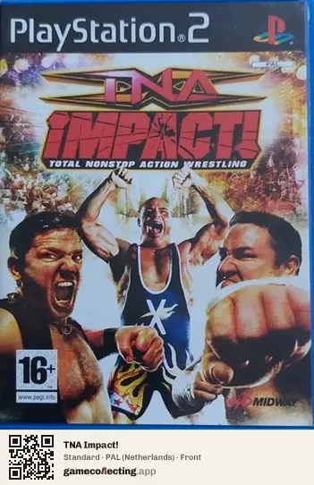 TNA Impact! PlayStation 2, Netherlands box front