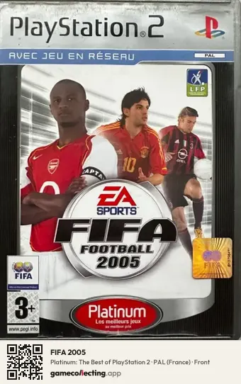 FIFA 2005 PlayStation 2, France box front