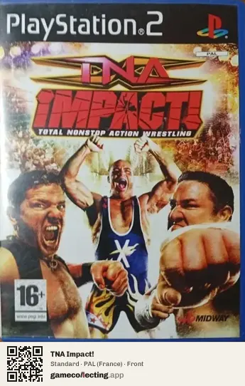 TNA Impact! PlayStation 2, France box front