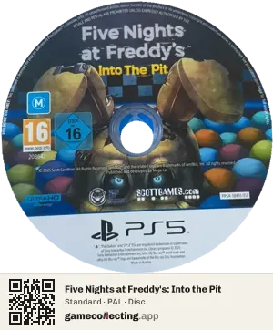Five Nights at Freddy's: Into the Pit PlayStation 5, PAL disc