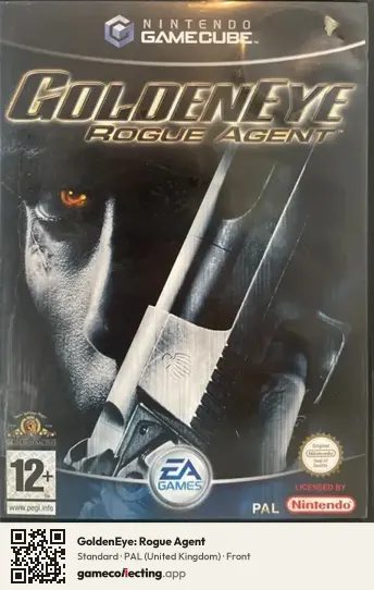 GoldenEye: Rogue Agent Nintendo GameCube, United Kingdom box front