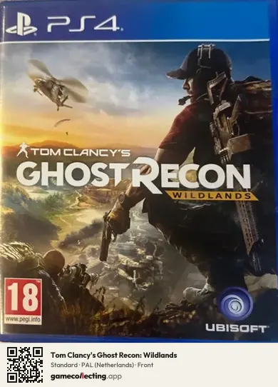 Tom Clancy's Ghost Recon: Wildlands PlayStation 4, Netherlands box front