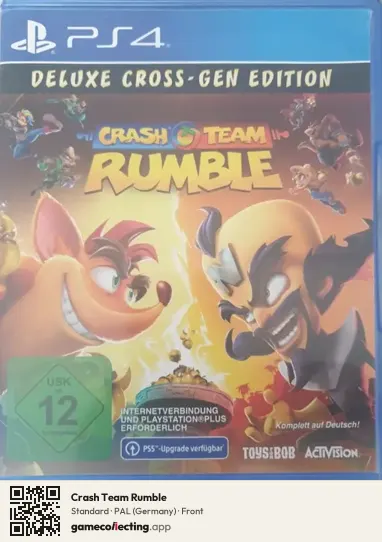 Crash Team Rumble PlayStation 4, Germany box front