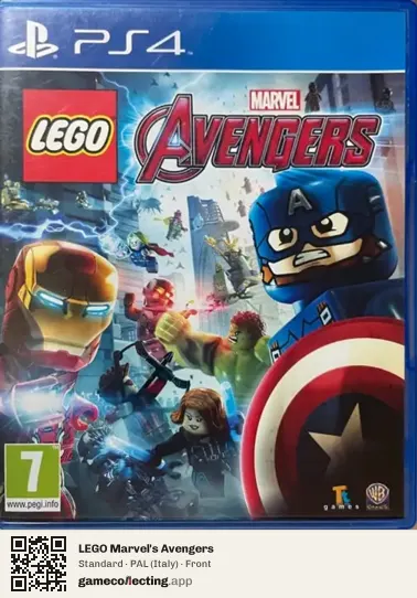LEGO Marvel's Avengers PlayStation 4, Italy box front