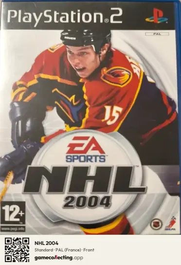 NHL 2004 PlayStation 2, France box front