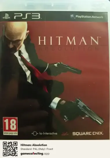 Hitman: Absolution PlayStation 3, Italy box front