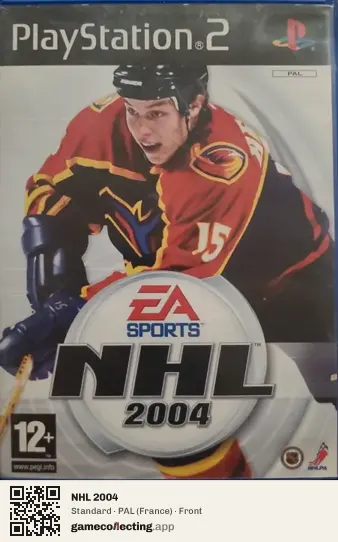 NHL 2004 PlayStation 2, France box front
