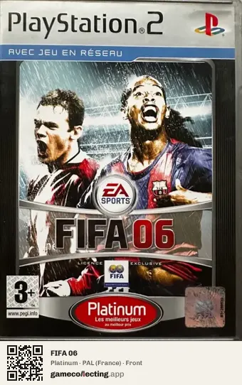 FIFA 06 PlayStation 2, France box front