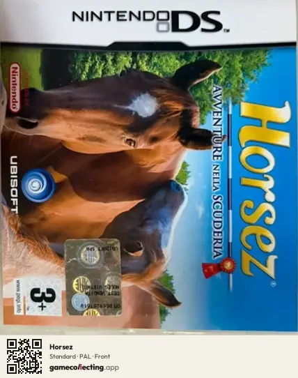 Horsez Nintendo DS, PAL box front