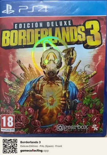 Borderlands 3 PlayStation 4, Spain box front