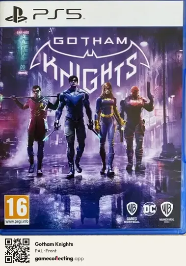 Gotham Knights PlayStation 5, PAL box front