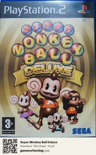 Super Monkey Ball Deluxe PlayStation 2, Italy box front
