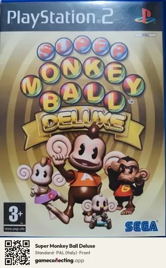 Super Monkey Ball Deluxe PlayStation 2, Italy box front