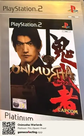 Onimusha: Warlords PlayStation 2, Spain box front