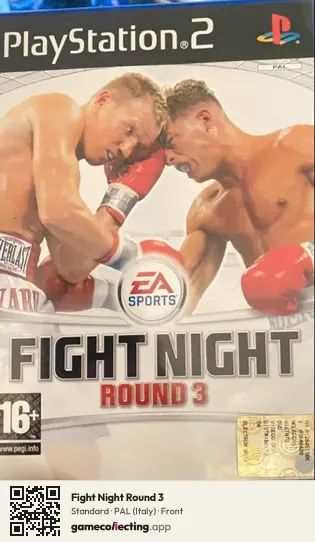 Fight Night Round 3 PlayStation 2, Italy box front