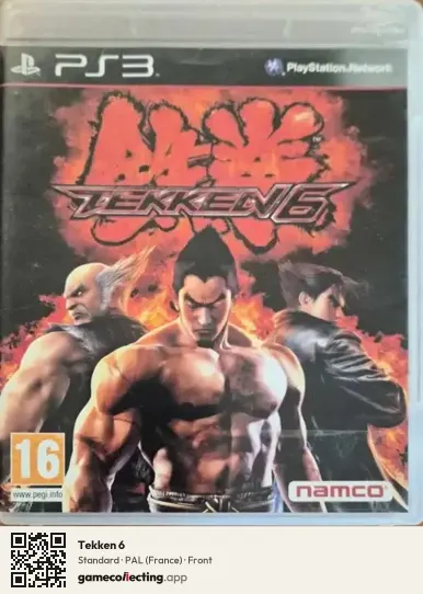 Tekken 6 PlayStation 3, France box front