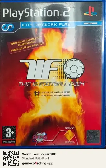 World Tour Soccer 2005 PlayStation 2, PAL box front