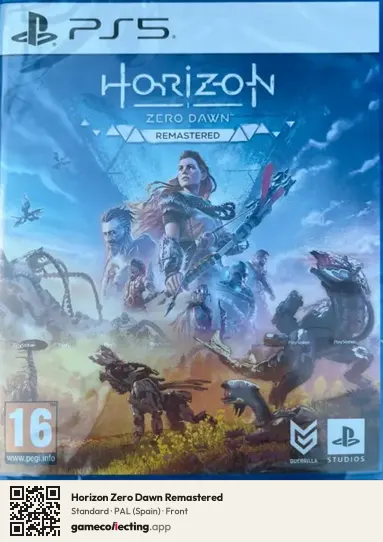 Horizon Zero Dawn Remastered PlayStation 5, Spain box front