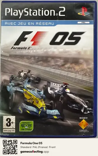Formula One 05 PlayStation 2, France box front