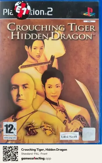 Crouching Tiger, Hidden Dragon PlayStation 2, PAL box front