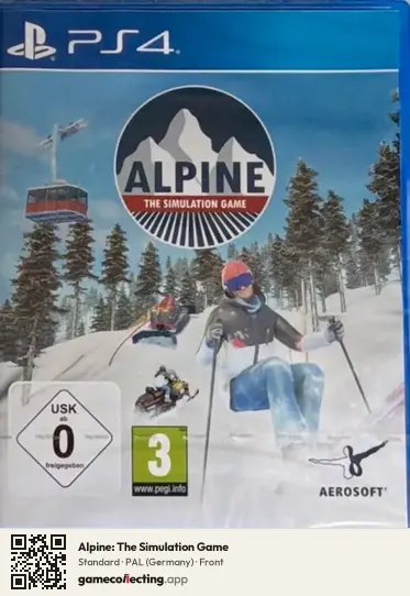 Alpine: The Simulation Game PlayStation 4, Germany box front