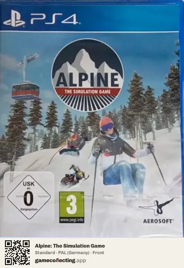 Alpine: The Simulation Game PlayStation 4, Germany box front