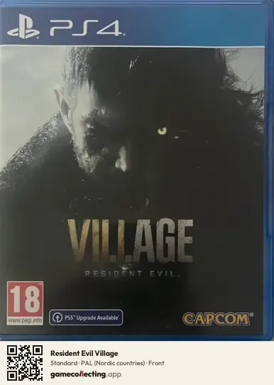 Resident Evil Village PlayStation 4, Nordic countries box front