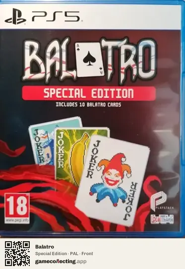 Balatro PlayStation 5, PAL box front