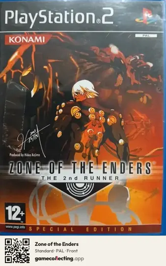 Zone of the Enders PlayStation 2, PAL box front