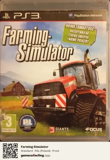 Farming Simulator PlayStation 3, Poland box front