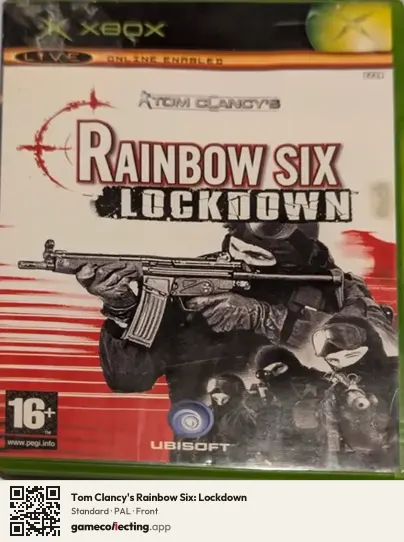 Tom Clancy's Rainbow Six: Lockdown Xbox, PAL box front