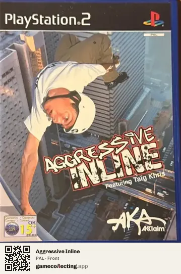 Aggressive Inline PlayStation 2, PAL box front