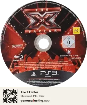 The X Factor PlayStation 3, PAL disc
