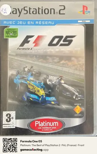 Formula One 05 PlayStation 2, France box front