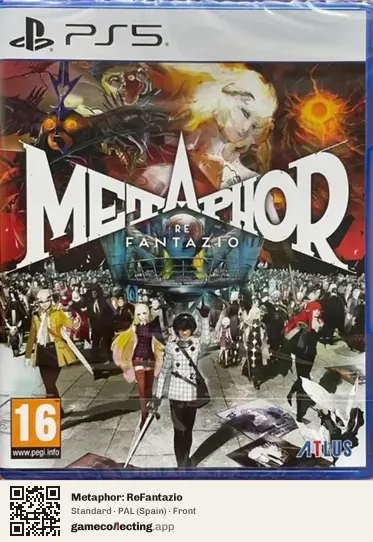 Metaphor: ReFantazio PlayStation 5, Spain box front