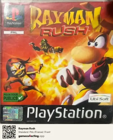 Rayman Rush PlayStation, France box front