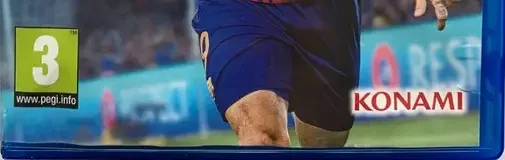 Pro Evolution Soccer 2018, the USK square on its front