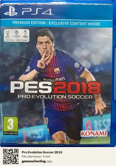 Pro Evolution Soccer 2018 PlayStation 4, Germany box front