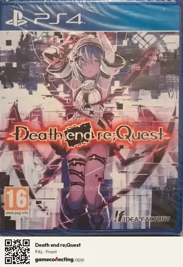 Death end re;Quest PlayStation 4, PAL box front