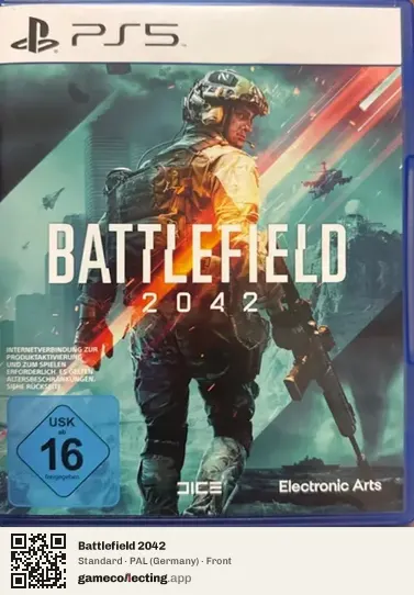 Battlefield 2042 PlayStation 5, Germany box front