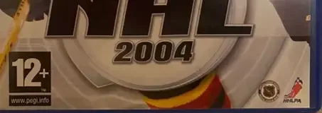NHL 2004, the PEGI square on its front