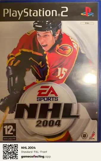 NHL 2004 PlayStation 2, PAL box front
