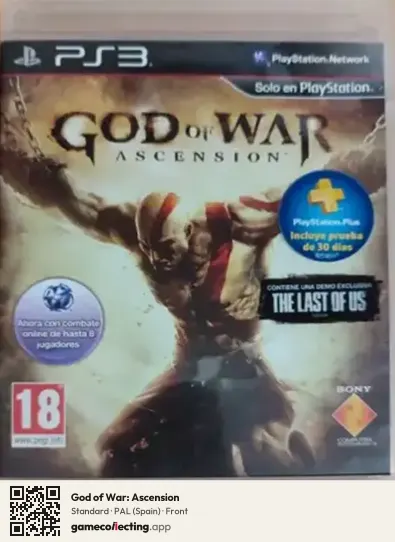 God of War: Ascension PlayStation 3, Spain box front