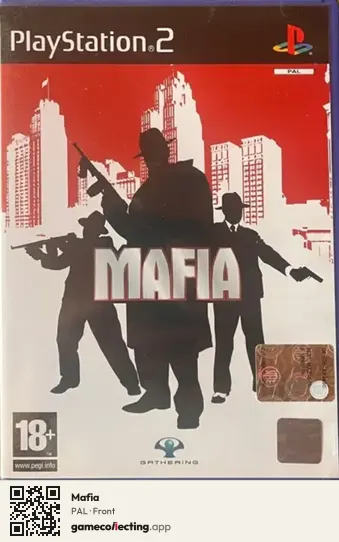 Mafia PlayStation 2, PAL box front